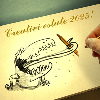 Dal 16 al 27 giugno. Pomeriggi laboratoriali rivolti a tutti i creativi dai 6 ai 13 anni per sviluppare capacità espressive e fantasia attraverso l'attività manuale.