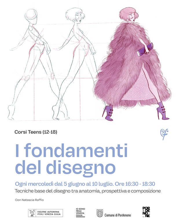 Tecniche di base del disegno tra anatomia, prospettiva e composizione. Con Natascia Raffio