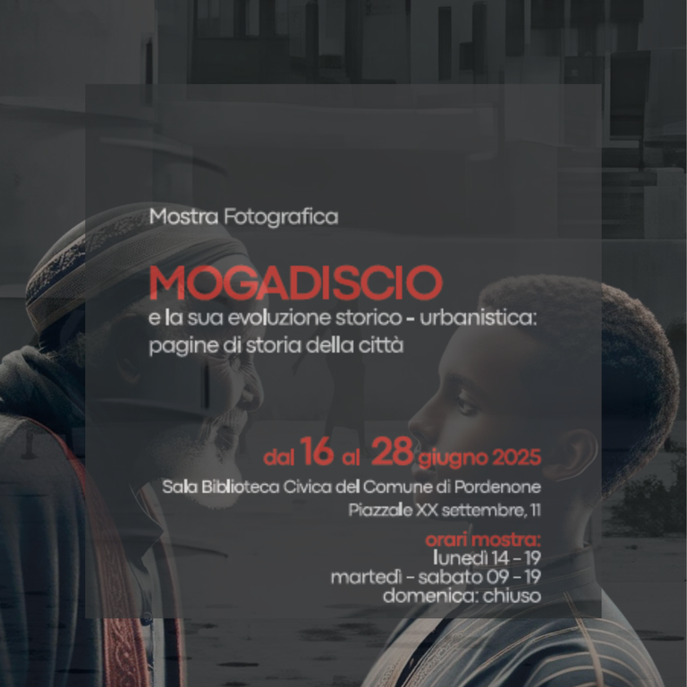 A cura di Urur dhaqmeedka talyaaniga iyo soomaalida - Associazione culturale italo-somala “SAGAL”.  #biblioPN  #estateApordenone